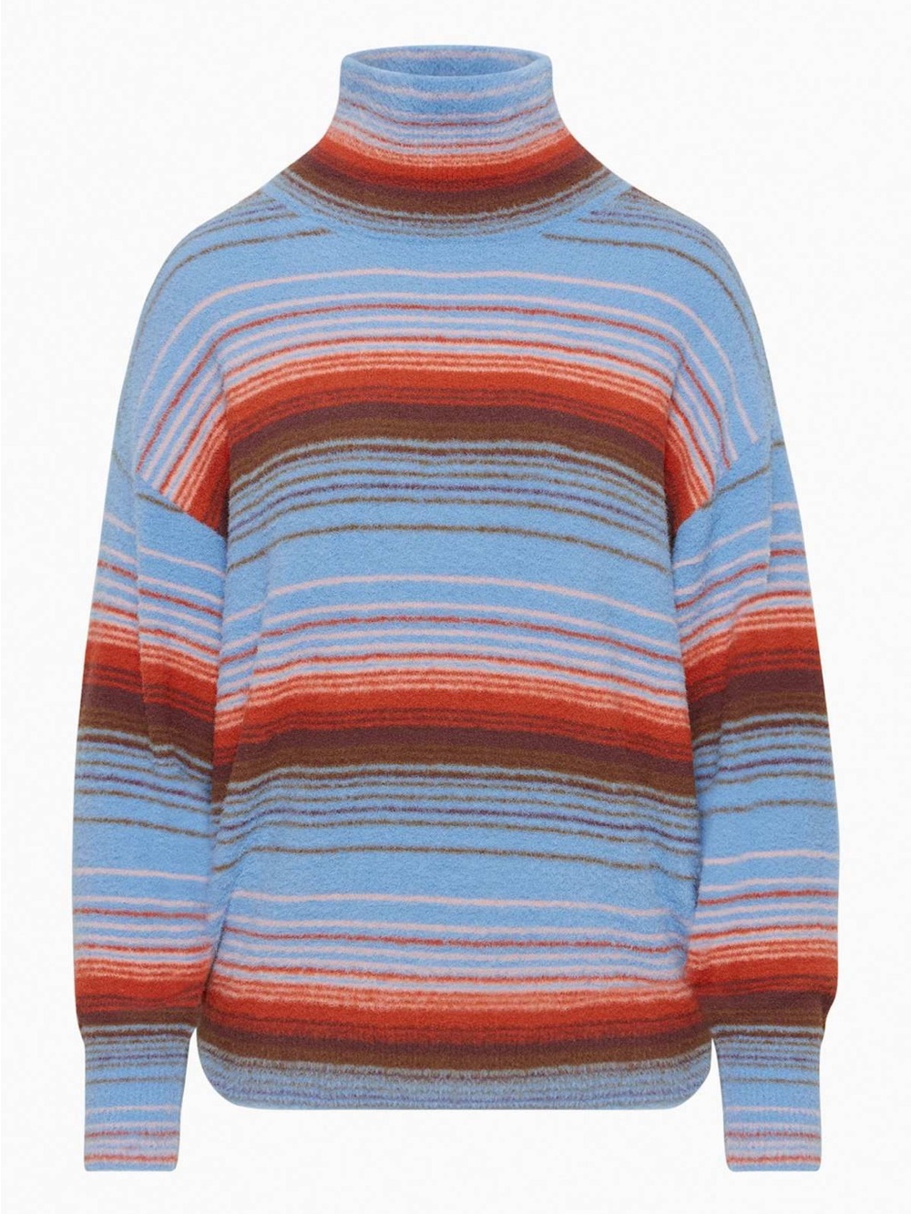 Aritzia Wilfred Free Hush Knit Turtleneck - Azurine Bl/Copper Rd — $45